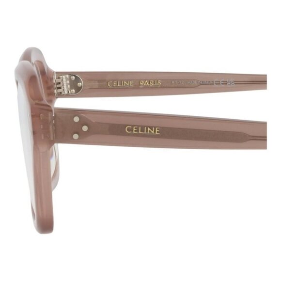 Celine Womens Round/Oval Brown Brown Transparent Fashion Designer Eyewear - Picture 4 of 4